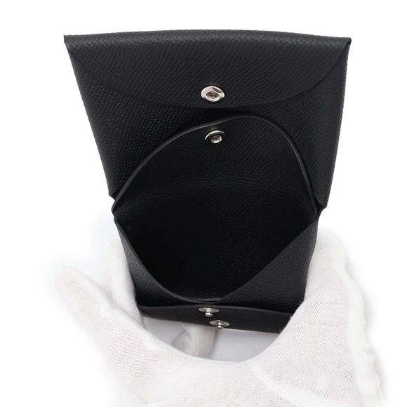 Hermes Calvi Duo Epson Coin Case Black - Picture 5 of 7